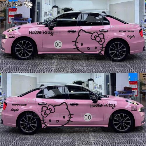 适用领克03Kitty凯蒂猫车