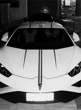 兰博基尼LP740机盖车贴拉花车身贴纸Huracan STO汽车改装只是贴