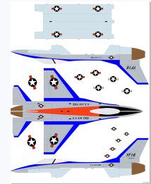 F16航模板机喷绘图