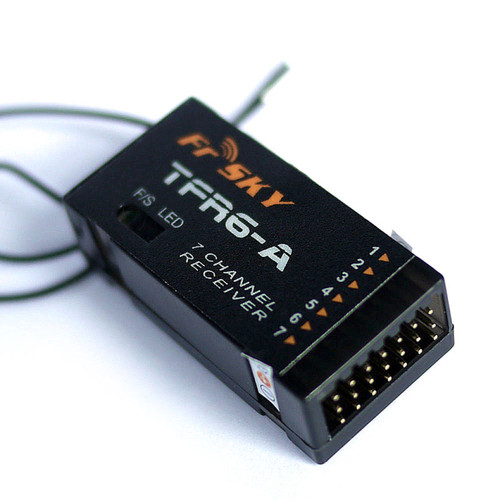 FrSky 睿思凯 2.4G TFR6 TFR6A 7通接收机 兼容 Futaba FASST