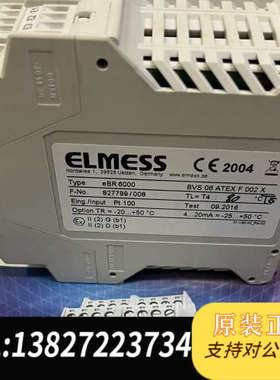 全新原装原装进口ELMESS温度控制器TYPE eBR6000 BV