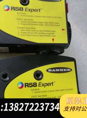 BANNER/邦纳R58 Expert色标传感器，功能完好。