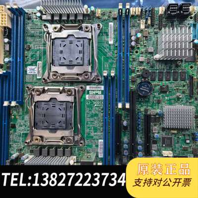 Supermicro X10DRL-CT  主板，半载