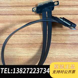 PCIEx4延长线一根，端到端35cm，线材质地柔软，做工精
