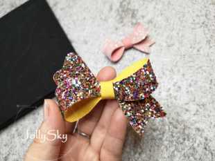 Jollysky独家扭扭蝴蝶结刀模Sizzix配件闪布模具兄弟压花模具B001