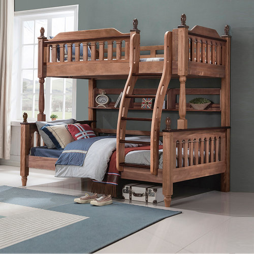 金多喜红檀木上下铺高低床