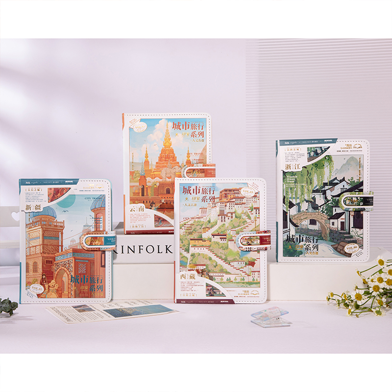 伊莎儿仿皮手帐36K复古