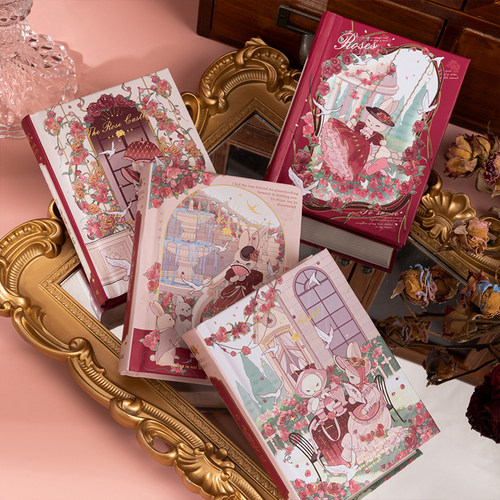 伊莎儿笔记本72K144小巧便携彩页