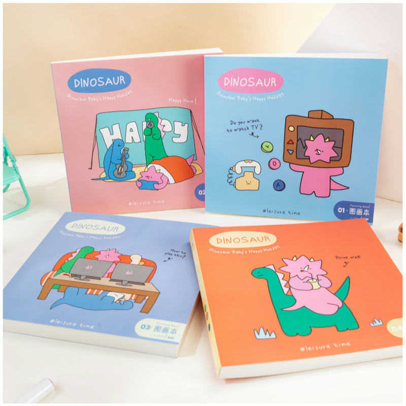 伊莎儿绘画本加厚可爱卡通