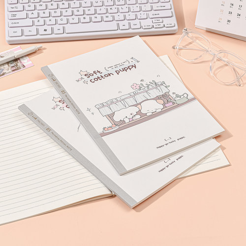 伊莎儿高颜值B5软面抄横线记事本