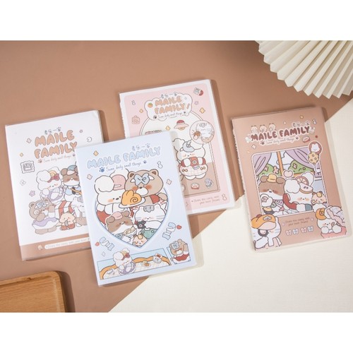 磨砂PP胶套笔记A5B5可爱横线内页