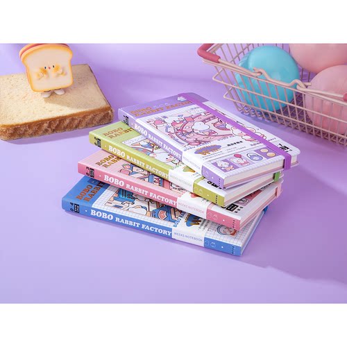 伊莎儿纸面手帐48Kweeks绑带