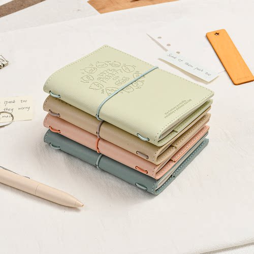 手账随身便携可爱动物软皮记事本