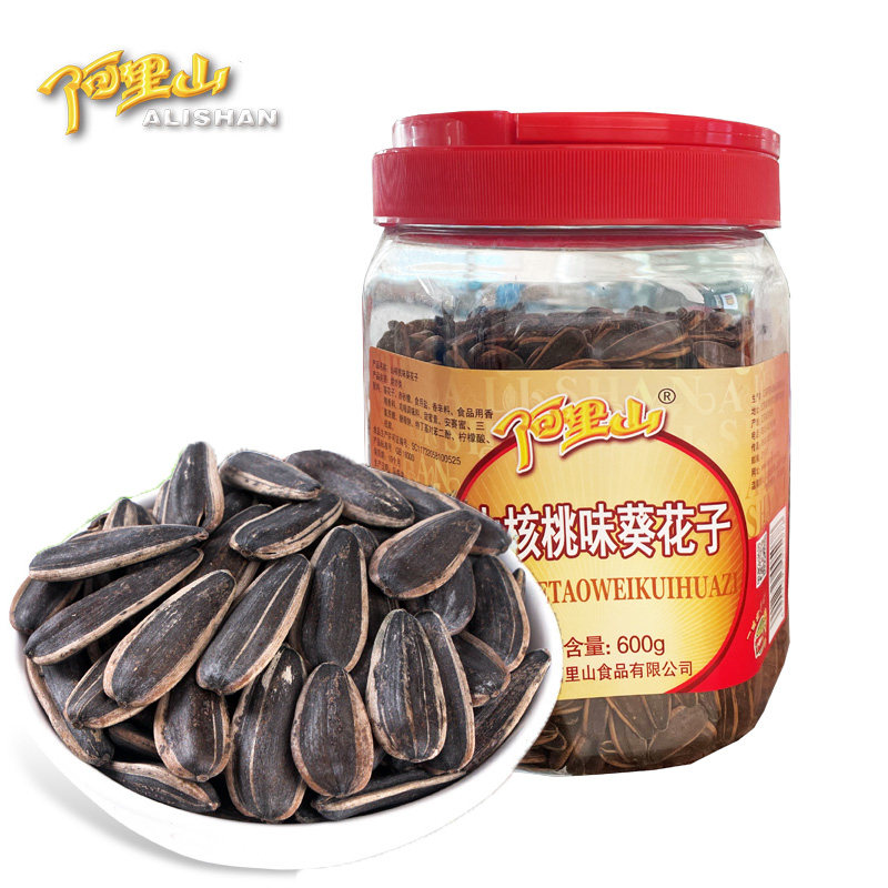 【阿里山】山核桃味焦糖味葵瓜子600g大桶装炒货零食甘草味西瓜子