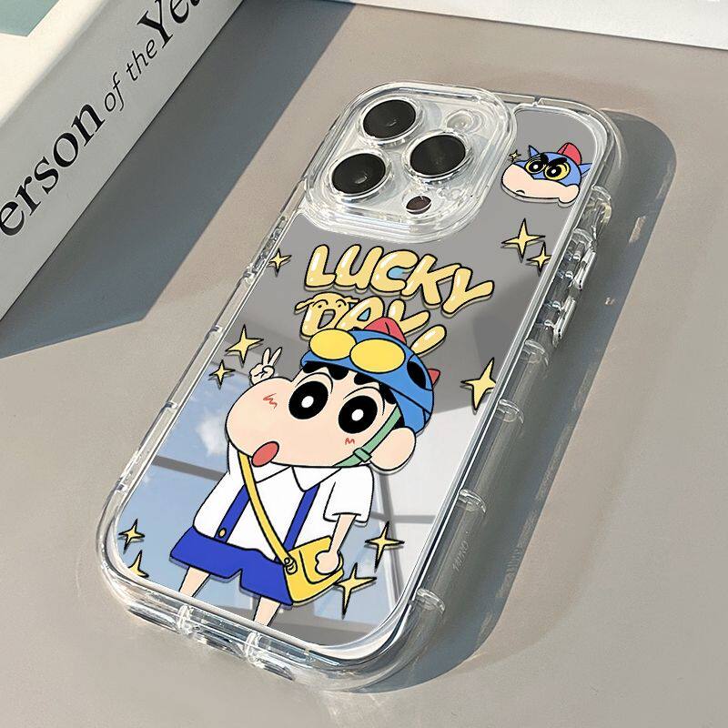 适用于苹果iPhone14Plus (全型号) 手机壳 镜面化妆壳 镜头全包 气囊防护 质感 iPhone13ProMax 简约 iPhone8