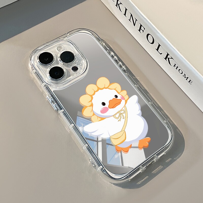 适用于苹果iPhoneXR (全型号) 手机壳 补妆镜面 精孔全包 气囊防摔 经典 iPhone14 简约 iPhone6Plus 软边iPh