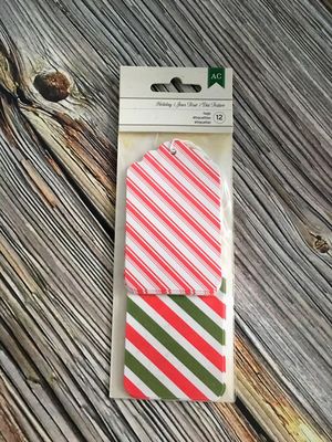 声樱花开 American Crafts *红绿圣诞卡纸标签 #340609 Holiday