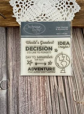 Technique Tuesday *透明图章/印章 #GrDec Great Decision 目标