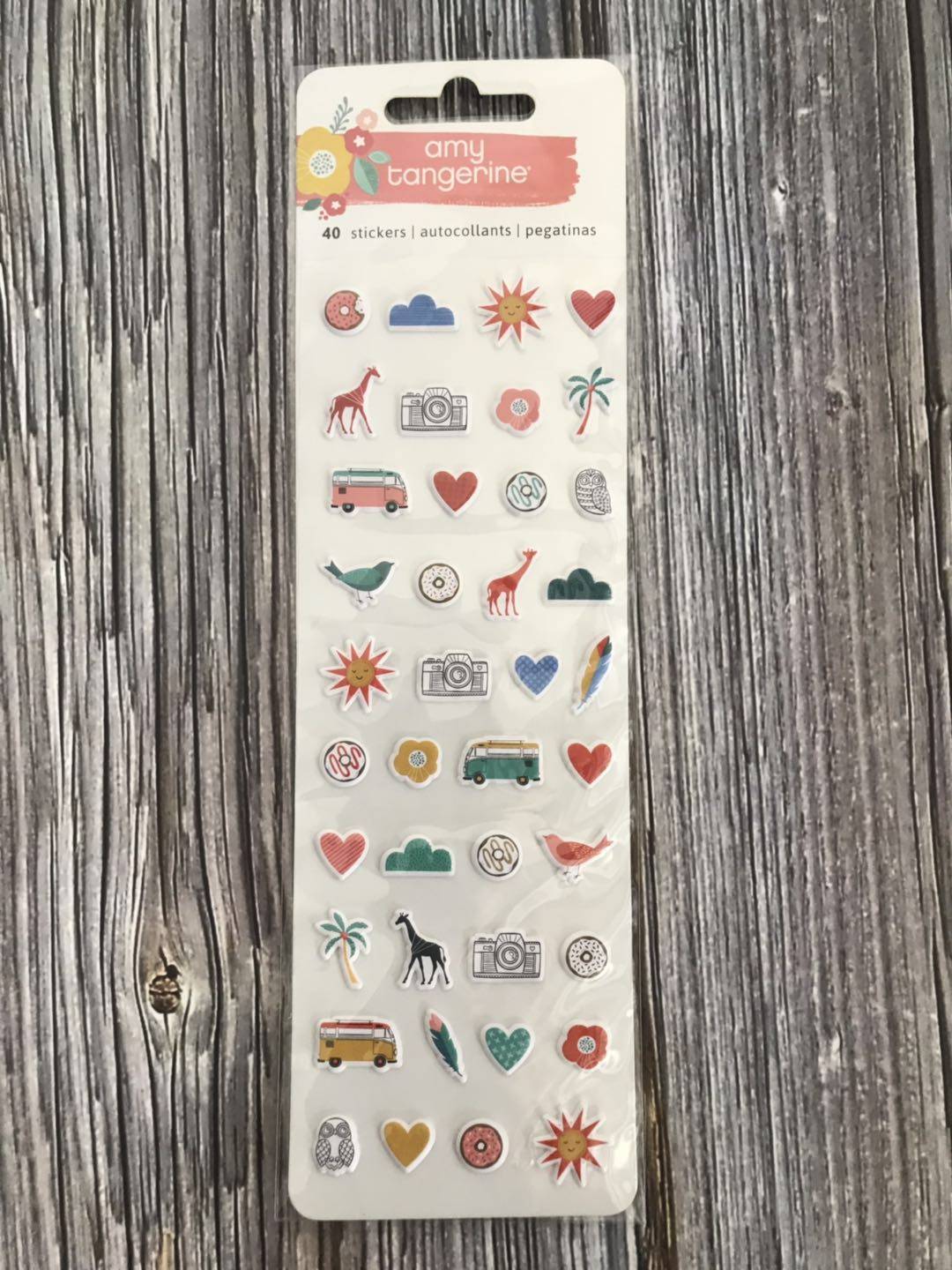 Amy Tangerine *手帐迷你泡芙贴纸 #376238 Happy Life 幸福生活,文具电教/文化用品/商务用品,贴纸/立体贴纸,淘宝优惠券,粉丝福利购,淘宝优惠卷