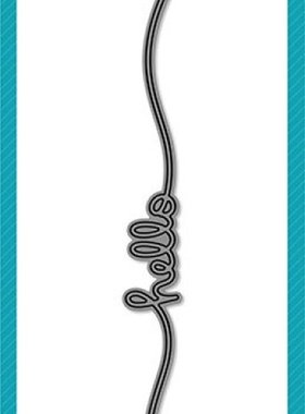 声樱花开 Lawn Fawn *切割模板/刀模 #LF1982 Hello Border