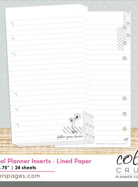 特价 Webster's Pages *手帐替换记事本 #P1021 Paper Inserts