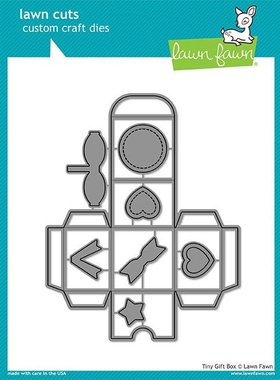 Lawn Fawn *切割模板/刀模 #LF1485 Tiny Gift Box 迷你小礼盒