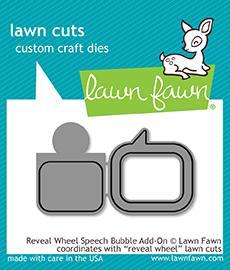Lawn Fawn *切割模板/刀模 #LF1702 Reveal Wheel Speech Bubble