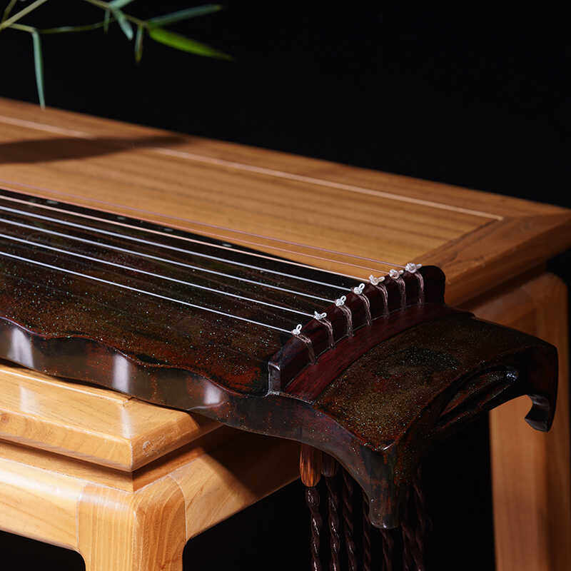 自远堂古琴专业演奏收藏级纯手工生漆包邮百年老杉木八宝灰落霞