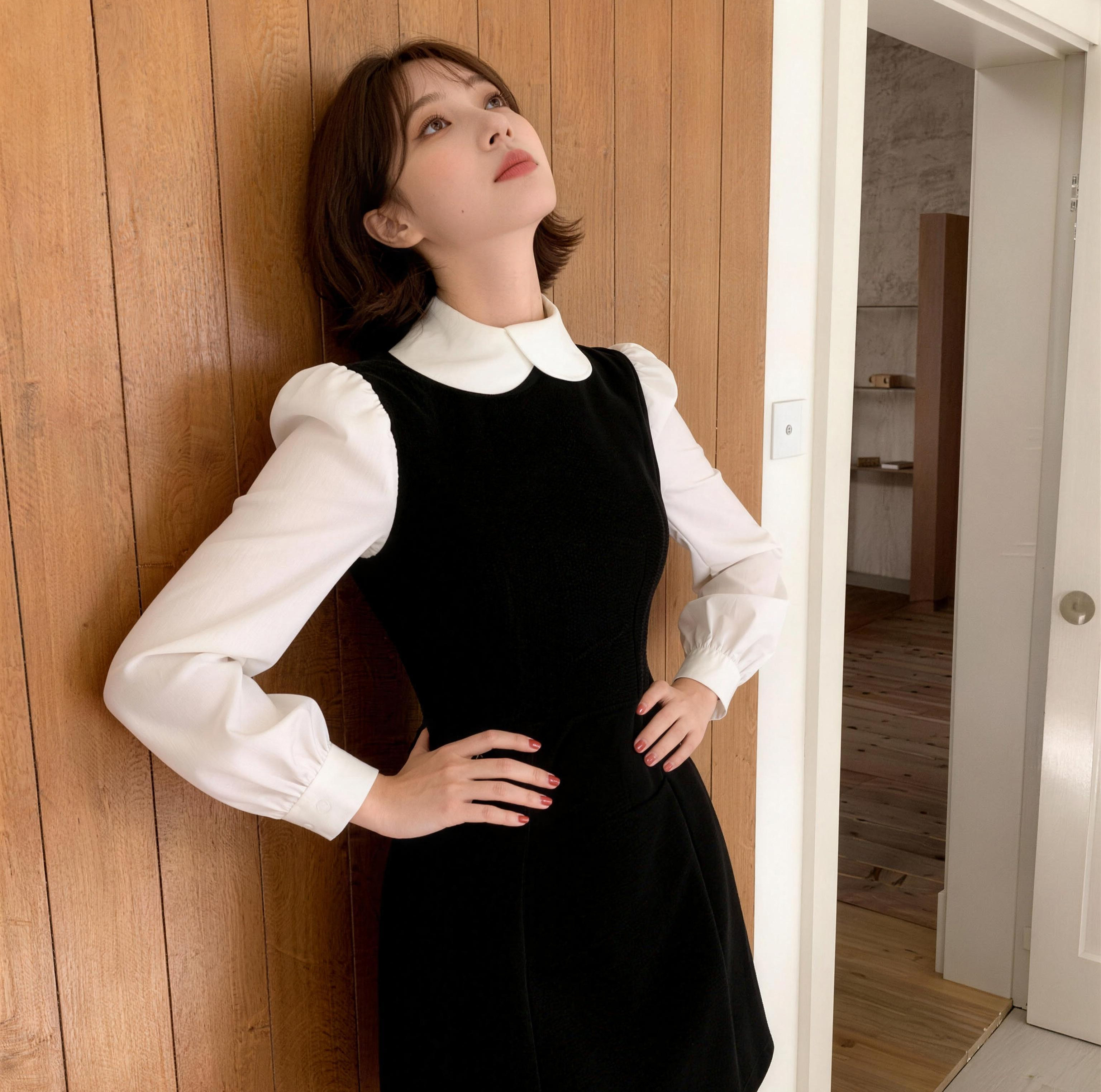 通勤显瘦工作服连衣裙
