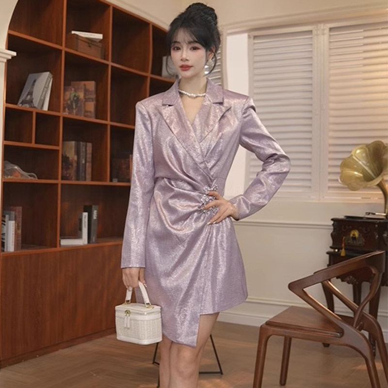 高级感奈安西装连衣裙