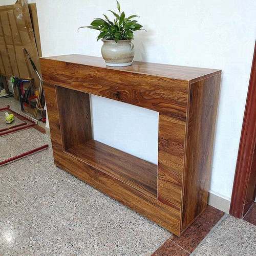 新中式实木玄关台禅意酒店装饰柜端景台门厅入户玄关柜玄关桌靠墙