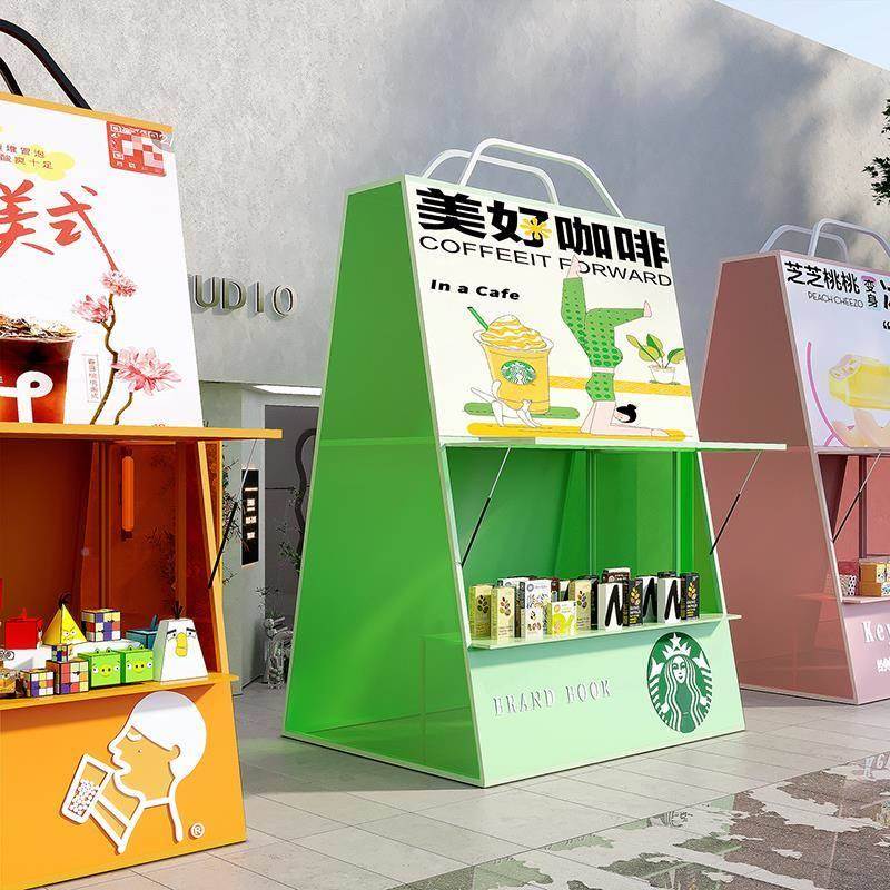 夜市动摆摊活棚架无品牌\/架户展外创流动摊位示架意市集商业街快