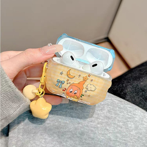 ins风卡通可爱星星人airpods4耳机壳适用苹果airpods pro3蓝牙耳机保护套kt猫pro2/1第四代三代二代tpu软壳
