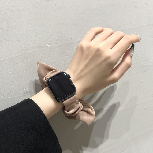 苹果iwatch8大肠圈可爱女生表带
