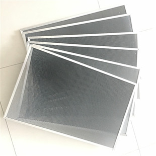 二氧化钛蜂窝铝基网 环保过滤材料UV光解去臭氧处理光触媒铝基网