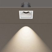 暗装 格栅灯家用商用斗胆灯防眩洗墙灯家用护眼射灯 方形三头嵌入式