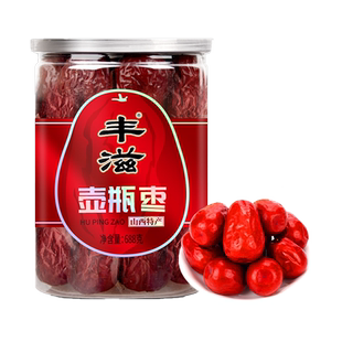 山西特产丰滋688gx1罐罐装 壶瓶枣山西红枣干制红枣干果