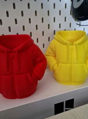 3D打印羽绒服收纳架花瓶多功能桌面装饰摆件羽绒服收纳盒简约Da04