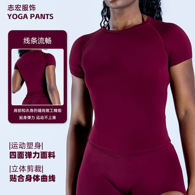新款DFYNE跨境速干瑜伽服高弹无