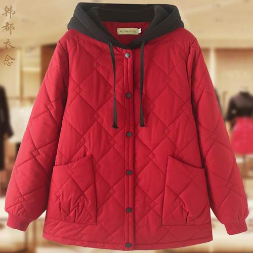 大码女装棉衣棉服加厚保暖秋冬款