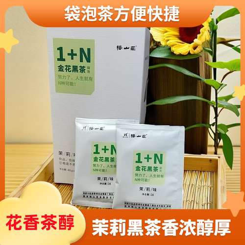 茉莉花黑茶袋泡便携易泡安化黑茶