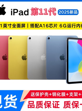 Apple/苹果 iPad 2025新款 iPad11代 A16芯片11英寸美版 平板电脑