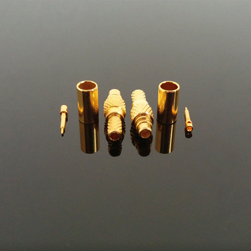 射频同轴连接器MMCX-C-J3 MMCX-C-J1.5 公头直式接RG316 174线等