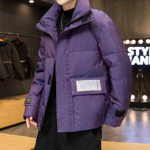 90%白鸭绒 冬装新款店主风潮牌宽松羽绒服男外套 A438-2701图片