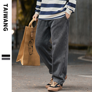 A438-6198-P70控98 2025秋季新款日系街景美式重工艺宽松休闲裤潮，男装休闲裤，电商A438