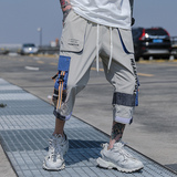 夏季2025新款工装七分裤男宽松学生休闲裤A438-C3007-P4579，男装牛仔裤，电商A438