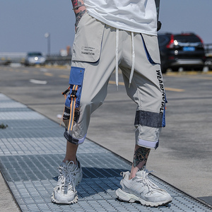 夏季2025新款工装七分裤男宽松学生休闲裤 A438-C3007-P4579图片