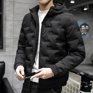2020冬装新款80%白鸭绒羽绒服男大码连帽外套A438-886