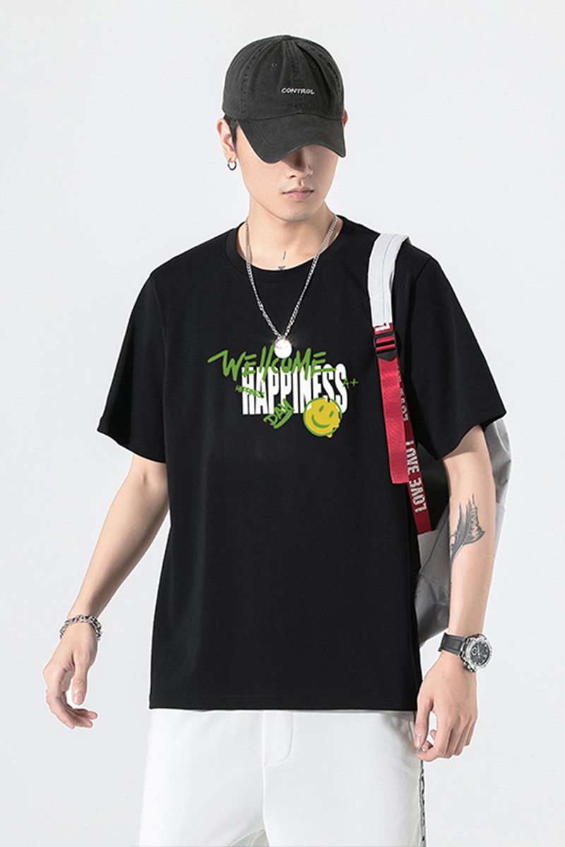 2025夏季短袖T恤韩版新款男装潮牌潮流半袖体恤insA438-T207-P25,男装T恤,电商A438