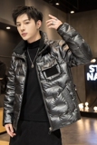 冬装新款潮牌90%白鸭绒亮色羽绒服男士潮流外套A438-2718-P135，男装羽绒服，电商A438
